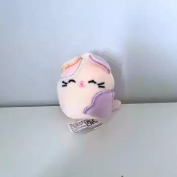 mini squishmallow charlotte on display