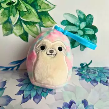 mini squishmallow taylor on flower sheet