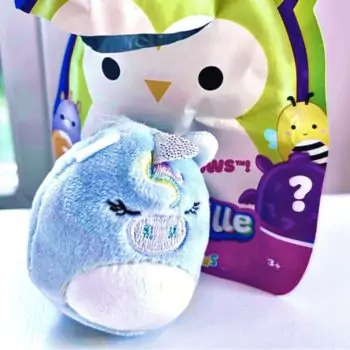 small squishmallow hudson in beside squishville mystery packet